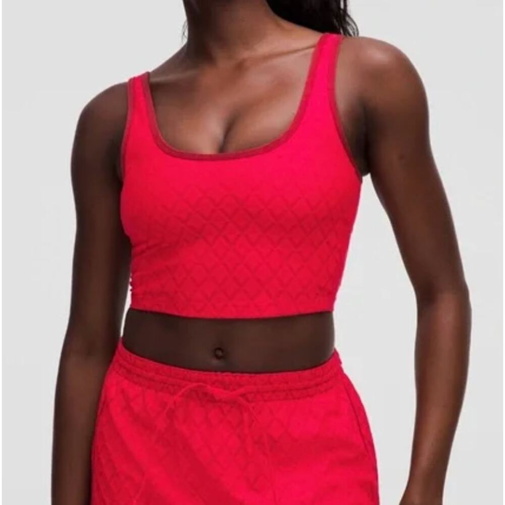 NWT Lululemon Textured Mesh Tennis Tank - Size XL